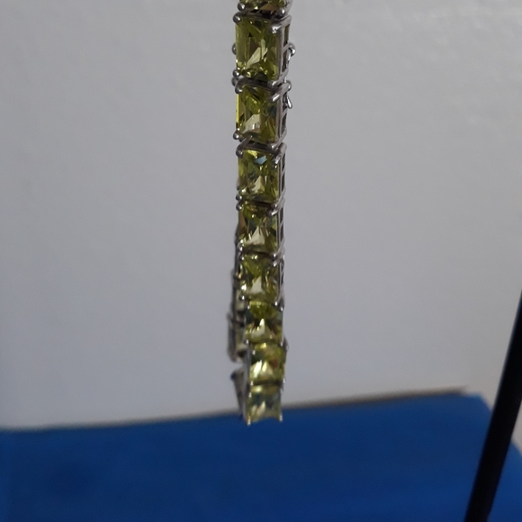 R CZ 925 CHINA STERLING SILVER BRACELET - Picture 2 of 9